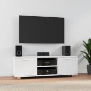 vidaXL Tv-bänk vit 120x40,5x35 cm konstruerat trä