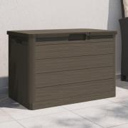 vidaXL Dynbox brun 77,5x44,5x53 cm polypropen