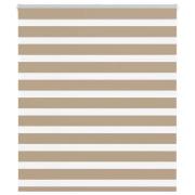 vidaXL Rullgardin zebra 135x150 cm tyg bredd 130,9 cm polyester