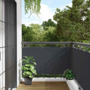 vidaXL Insynsskydd för balkong antracit 800x75 cm PVC