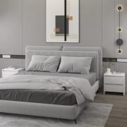 vidaXL Sängbord 2 st vit 45x34,5x44,5 cm konstruerat trä