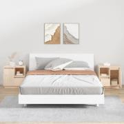 vidaXL Sängbord 2 st 50x34x50 cm massivt furuträ