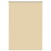vidaXL Rullgardin mörkläggningsbar beige 115x150 cm tyg bredd 110,7 cm