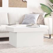 vidaXL Soffbord vit 80x55x40 cm konstruerat trä