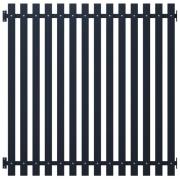 vidaXL Staketpanel antracit 178x170 cm pulverlackerad stål