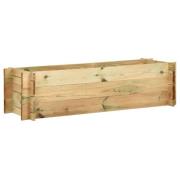 vidaXL Odlingslåda impregnerad furu 120 cm