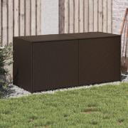 vidaXL Dynbox brun 283L konstrotting