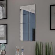 vidaXL Ramlösa spegelplattor glas 8 st 20,5 cm