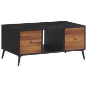 vidaXL Soffbord 90x50x41 cm massiv återvunnen teak