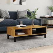 vidaXL Soffbord FLAM 100x50x32,5 cm massiv furu
