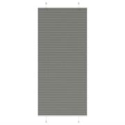 vidaXL Plisserad persienn antracit 100x200 cm tyg bredd polyester