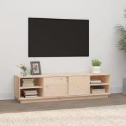 vidaXL Tv-bänk 156x40x40 cm massiv furu