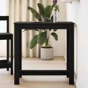 vidaXL Barbord Svart Ek 102x50x103,5 cm Trä