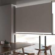 vidaXL Infällbar sidomarkis 160 x 300 cm grå
