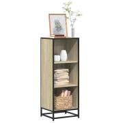 vidaXL Bokhylla sonoma-ek 40x35x107,5 cm konstruerat trä