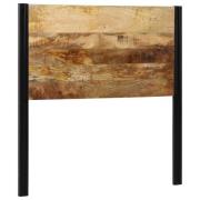 vidaXL Sänggavel 100 cm massivt trä, mango och järn