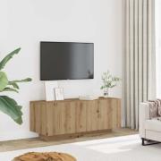 vidaXL Tv-bänk artisan ek 100x35x40 cm konstruerat trä