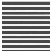 vidaXL Rullgardin zebra svart 145x150 cm tyg bredd 140,9cm polyester