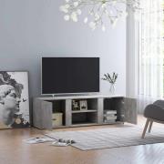 vidaXL Tv-bänk betonggrå 120x34x37 cm konstruerat trä