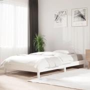 vidaXL Stapelbar säng 90x200 cm massivt furuträ
