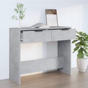 vidaXL Konsolbord betonggrå 90x36x75 cm konstruerat trä