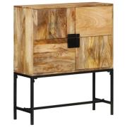 vidaXL Skänk 80x30x95 cm massivt grovt mangoträ