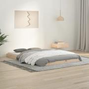 vidaXL Sängram 120x190 cm massiv furu