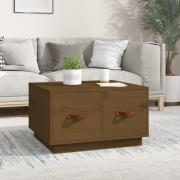 vidaXL Soffbord honungsbrun 60x53x35 cm massiv furu