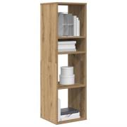 vidaXL Bokhylla hantverksmässig ek 34x31x112 cm konstruerat trä