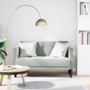vidaXL Loveseat soffa ljusgrå 111 cm sammet