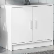 vidaXL Tvättställsskåp vit 63x29x55 cm konstruerat trä
