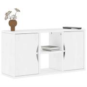 vidaXL TV-bänk "ODDA" vit 79x24x40 cm massiv furu