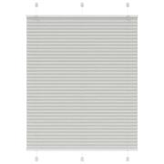 vidaXL Plisserad persienn ljusgrå 105x150 cm tyg bredd 104,4cm