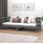 vidaXL Dagbädd grå 80x200 cm massiv furu