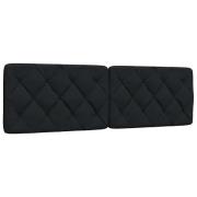 vidaXL Dyna till huvudgavel svart 160 cm tyg