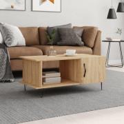 vidaXL Soffbord sonoma-ek 90x50x40 cm konstruerat trä