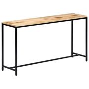 vidaXL Avlastningsbord 140x35x76 cm massivt grovt mangoträ