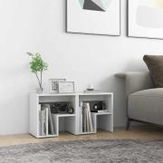 vidaXL Sängbord 2 st vit 40x30x40 cm konstruerat trä