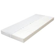 vidaXL Madrass 120x200 cm 7 zoner PU-skum 10 cm H2 H3
