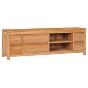 vidaXL TV-bänk 115x30x40 cm massiv teak
