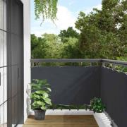 vidaXL Insynsskydd för balkong antracit 300x120 cm PVC