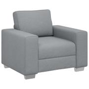 vidaXL Sittstol Ljusgrå 59 cm Tyg