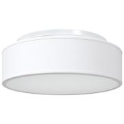 vidaXL Taklampor Flush Mount Vit Ø 38 cm Tyg E27