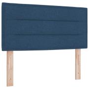 vidaXL Sänggavlar Linjerad Design Blå 80 cm Tyg
