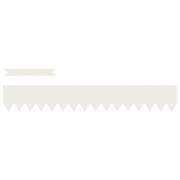 vidaXL Gräskant 30 st Vit 100x0.5x15 cm Plast