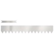 vidaXL Gräskanter 50 st 100x0.5x15 cm Rostfritt stål