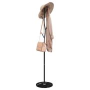 vidaXL Klädhängare svart 177 cm pulverlackerat järn