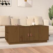 vidaXL Soffbord honungsbrun 100x50x41 cm massiv furu