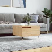 vidaXL Soffbord sonoma-ek 55x55x36,5 cm konstruerat trä