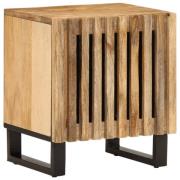 vidaXL Sängbord 40x34x46 cm massivt grovt mangoträ